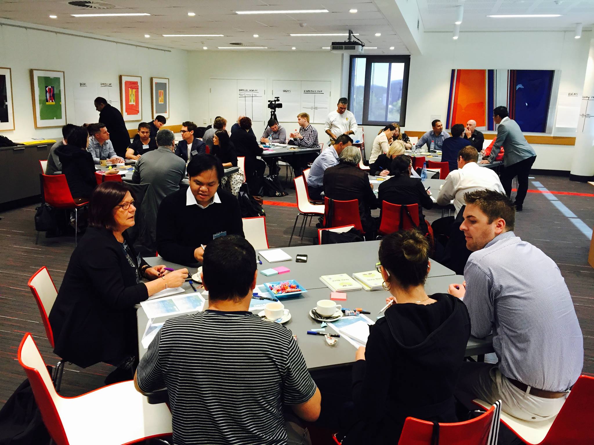 Design Thinking workshop with Indigenous business. 